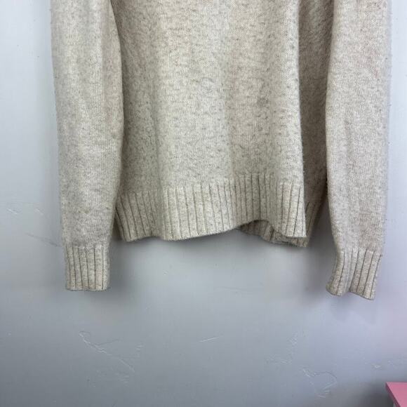 Cabi Style number 3889 puff sleeve neutral sweater womens size large - Picture 4 of 10